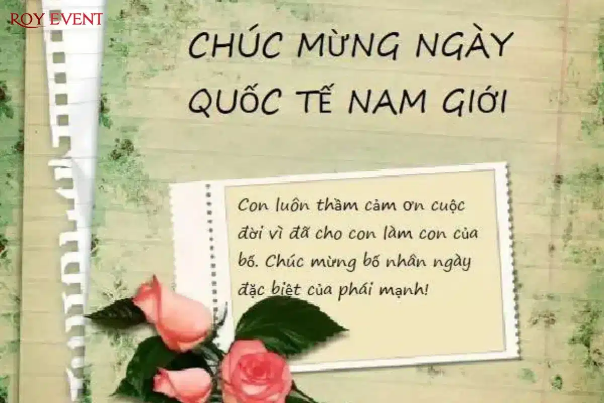 Lời chúc Ngày Quốc tế Đàn ông dành cho bạn trai, người yêu