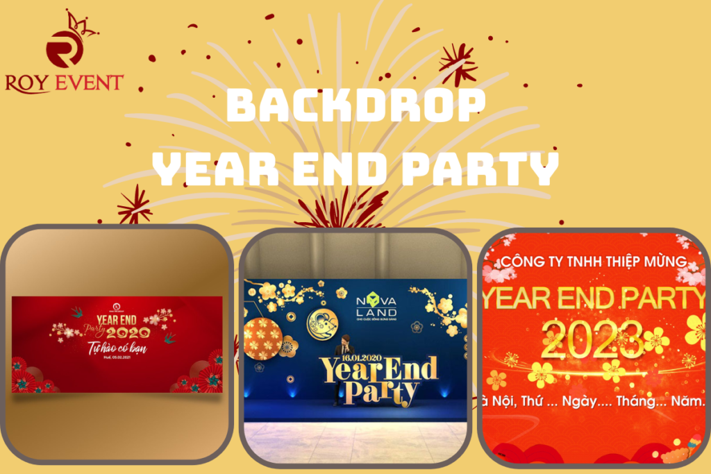 Backdrop Year End Party